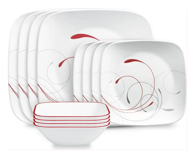 Corelle 12pcs Dinner Set Splendor – The Kitchen Warehouse