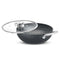 Prestige Durastone Hard Anodised Non-Stick deep Kadai with Glass lid|6 Layers Extra Durable Stone Finish|Gas & Induction Compatible