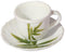 La Opala Fluted Green Tea & Coffee Cup & Saucers 220 ML Set of 6.