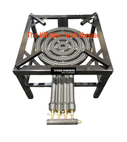 4 Ring LPG Gas Burner Cast Iron Commercial Gas Stove