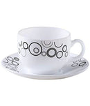 LaOpala Diva Misty Drops Tea & Coffee Cup & Saucers 220 ML Set of 6