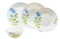 La Opala Blue daisy Dinner set 27 pc set