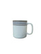 La Opala Opal Glass Coffee Mug 1 piece, Roman Blue, White 180 ml