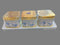 Selvel Polypropylene Utility/serving Container  (Pack of 3, )Floret