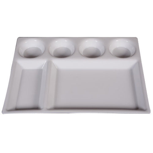 SERVEWELL Melamine 6  Partition Plate 1pc