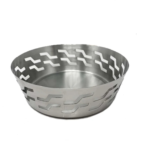 STAINLESS STEEL BREAD BASKET WITH CAPSULE HOLE