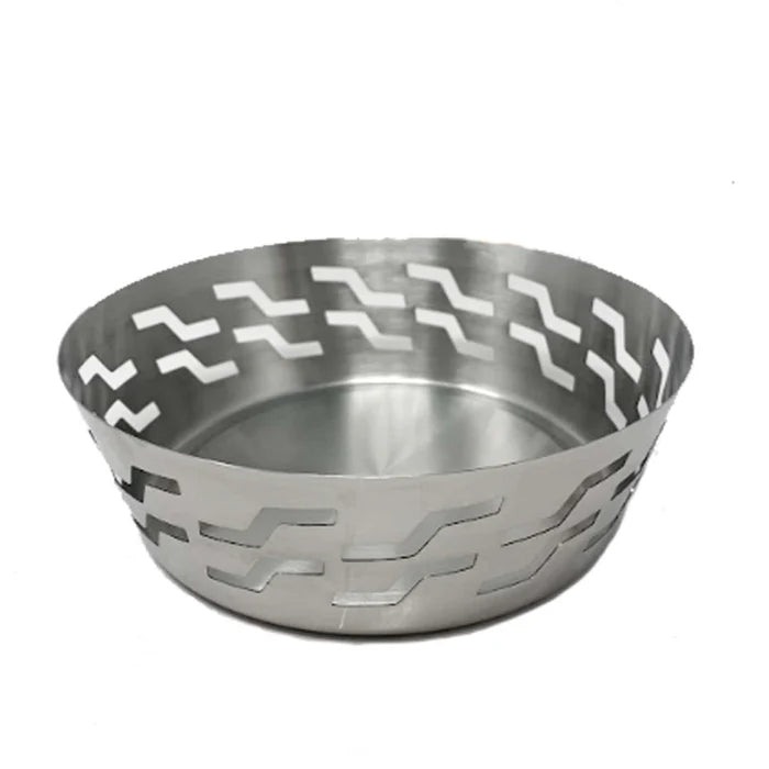 STAINLESS STEEL BREAD BASKET WITH CAPSULE HOLE