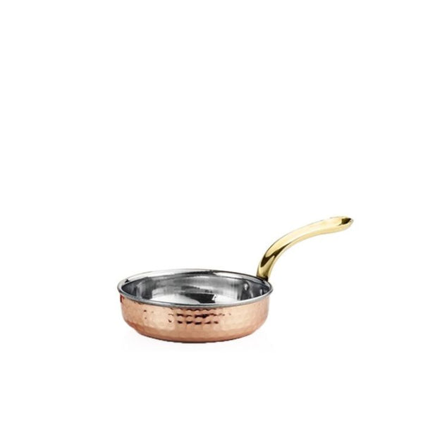 Copper Steel Serving fry pan Dia 13.5 and 15 cm Domestic/ Commercial