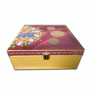 Dry fruit Box with 4 glass jars (Assorted colours)