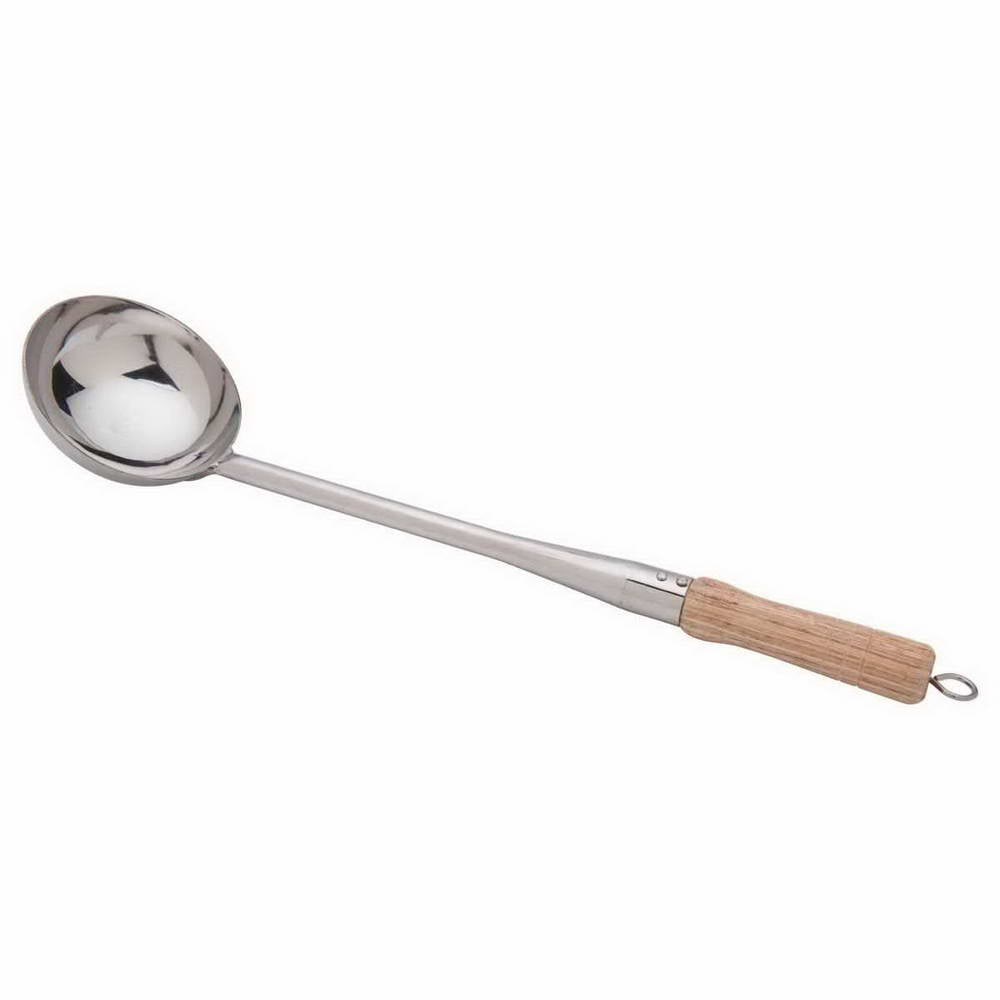 Commercial Stainless Steel Ladle Karchhi with wooden handle 5 The
