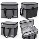 Insulated Lunch Bag for adult Reusable Lunch Box for Office Work Leakproof Freezable Cooler Bag with adjustable shoulder