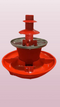 Mini chocolate fountain 30W capacity 150ML