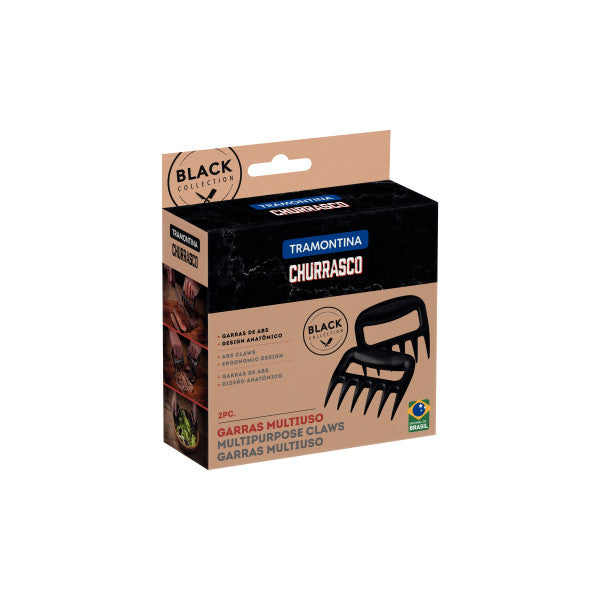 Tramontina Churrasco Black Barbecue ABS Claws 2 Piece (online only)