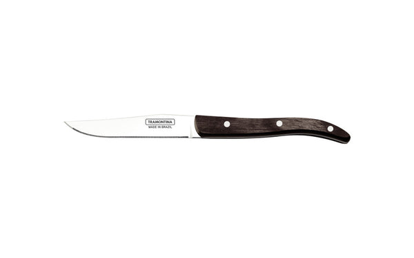Tramontina Churrasco Steak Knife Micro Serrated Narrow Polywood 4", 10cm (online only)