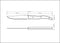 Tramontina Churrasco Steak Knife Micro Serrated Narrow Polywood 4", 10cm (online only)