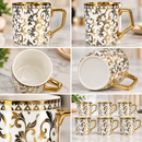 Mark Cup set of 6 Midas - Shaily Deco 1007