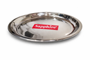 Stainless steel sapphire plane Thali/Plate 2 Sizes