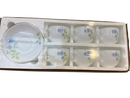 La Opala Blue Daisy Tea & Coffee Cup & Saucers 220 ML Set of 6.