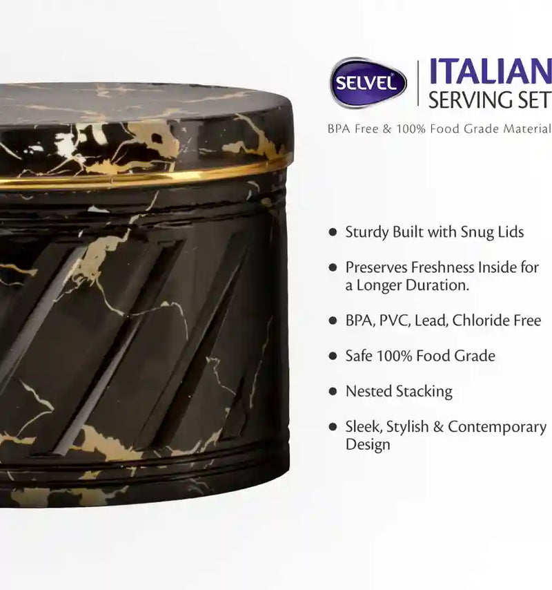 Selvel Polypropylene Utility/serving Container Italian (Pack of 2)