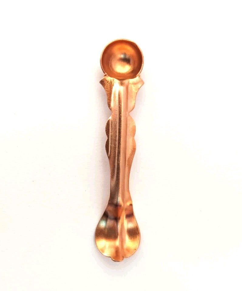 Traditional Brass charanamrit Pooja Spoon