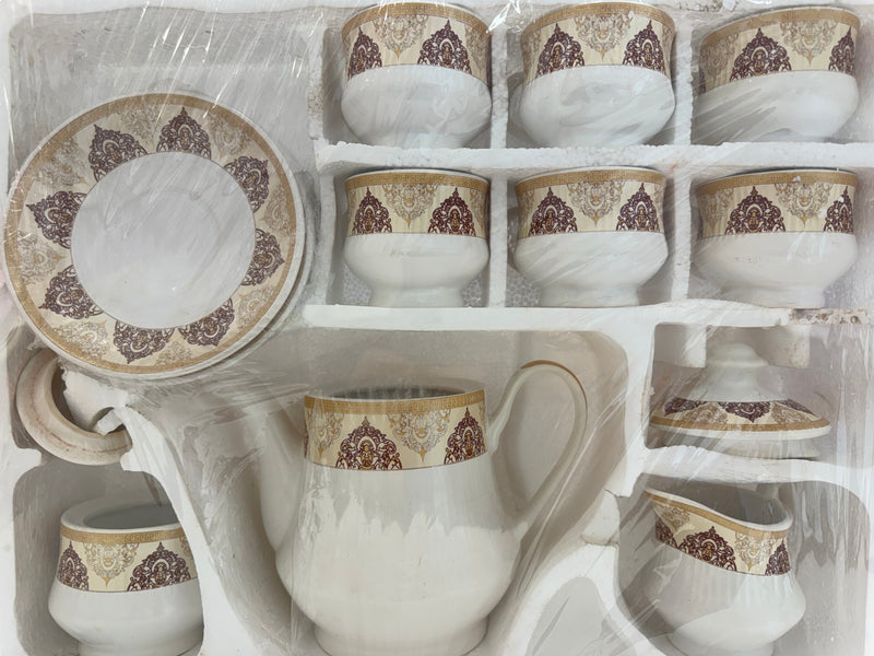 Cup and kettle set of 15pc