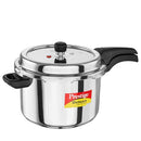 Prestige 6.5L Alpha Deluxe Induction Base Stainless Steel Pressure Cooker, 6.5-Litre
