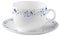 LaOpala Diva Blue Mystique Tea Cup & Saucers Set of 6