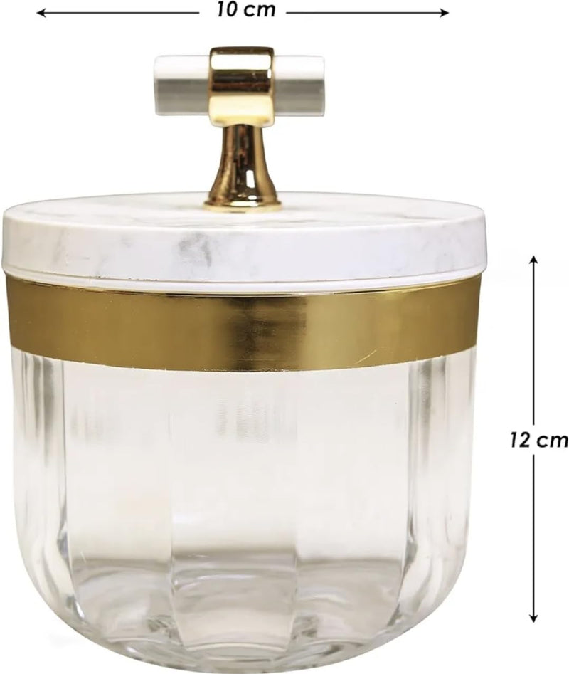 Utility/serving Container Super evoque Set Acralic Containers with Airtight Lid (3 colours)