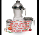Dome Cover Steel Jar Lid Suitable for Sujata mixer grinder, 1500 ml Capacity, Grey