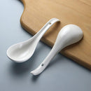 Ceramic Soup Spoon, Asian Soup Spoons 1pc( 2 Sizes)