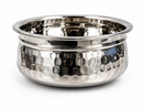 Steel hammered Serving handi Bowl Dia 13.5cm and 15.5cm  Domestic/ Commercial