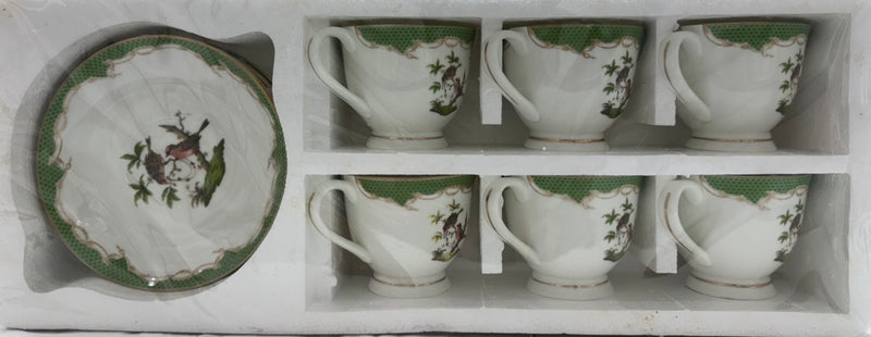 Mark Cup and saucer set of 6 (Nuva)