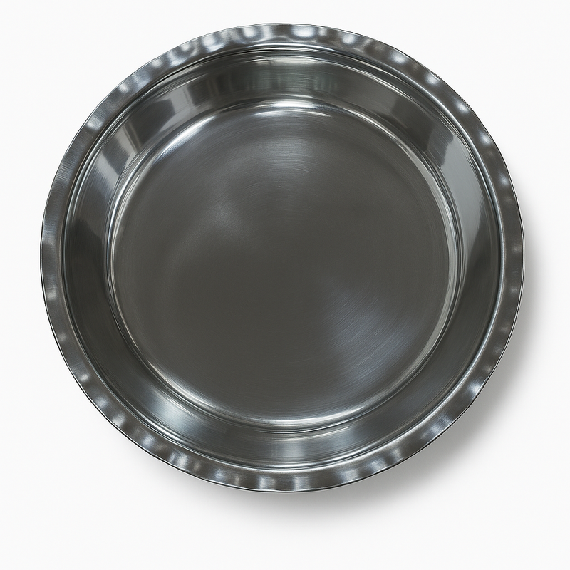 Stainless Steel Deep Plate / Fanta Plate, 21cm