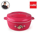 Cello Hot Pot Casserole Roti plus Insulated White/Brown/grey 2000ml