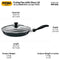 Hawkins Futura 26 cm Frying Pan, Nonstick Fry Pan with Glass Lid, Induction Non Stick Pan, Black (INF26G)