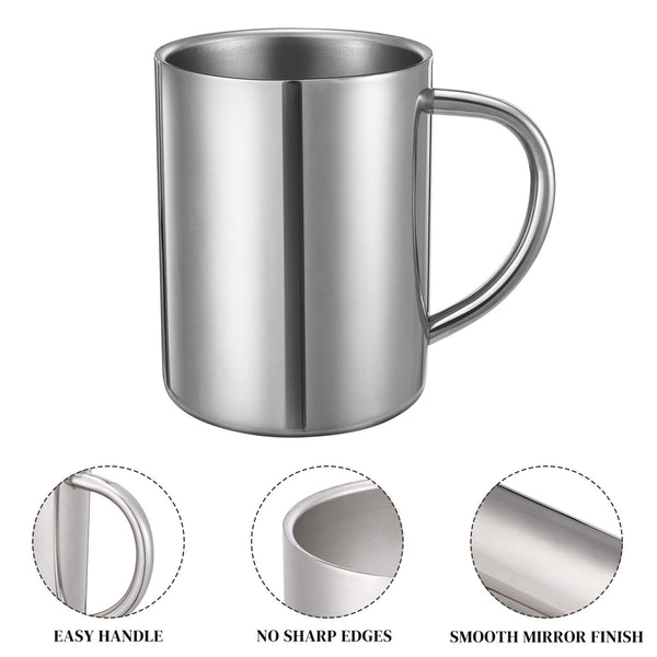 Stainless Steel Double walled mug 304 steel