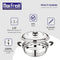 Maxfresh Stainless Steel Dhamaka Multi Kadai with Sandwich Bottom with 5 Plates in 1