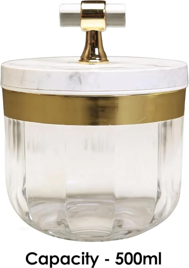 Utility/serving Container Super evoque Set Acralic Containers with Airtight Lid (3 colours)