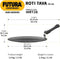 Hawkins Futura Hard Anodised Induction Compatible Roti Tawa, Diameter 28 cm, Thickness 4.88 mm, Black (IART28)