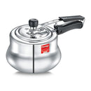 Prestige Nakshatra Pro Plus Svachh Aluminium Gas & Induction Compatible Spillage Control Inner Lid Pressure Cooker Handi 3L Silver