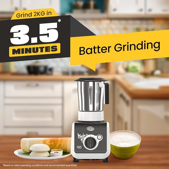 Ultra Stealth Neo Mixer grinder 750w with 3 Jars