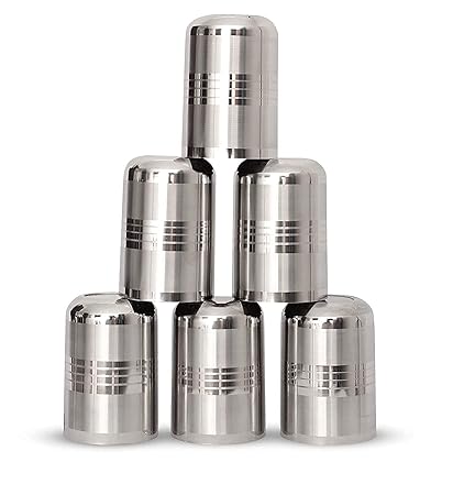 Stainless Steel drinking Glass height 10cm(Sapphire)