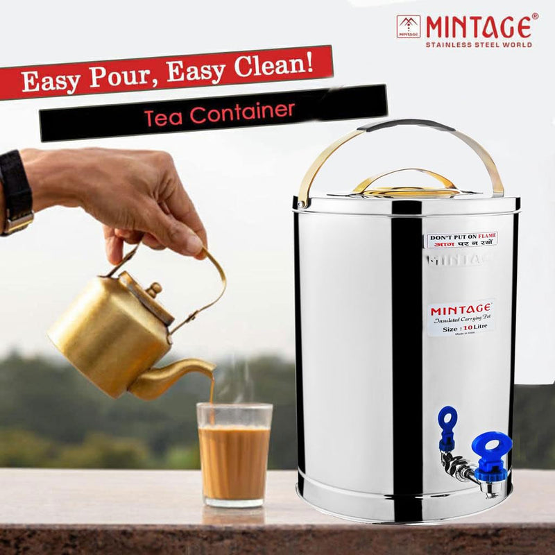 Container For Tea Making Machine Mintage Stainless Steel Tea/Coffee Container/kettle Alpine – The ...