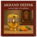 Akhand Diya with adjustable wick 3 sizes