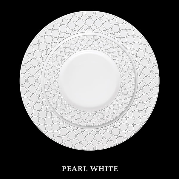 La Opala Diva, Velvett Collection, Opal Glass Dinner Set 35 and 62pcs, Pearl white