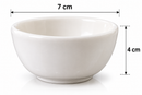 Melamine chutney Bowl 7 Cm white/Cream