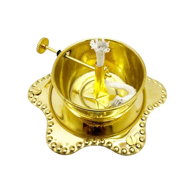 Akhand Diya with adjustable wick 2 sizes
