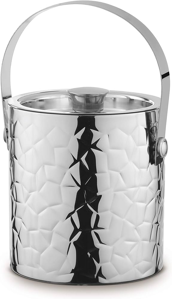 Classic essential Stainless Steel Ice Cube Bucket