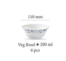 Dessert set of 12 6 cup and 6 spoon