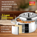 Jaypee Steel Grip Stainless Steel Inner Casserole 3000ml 1pc